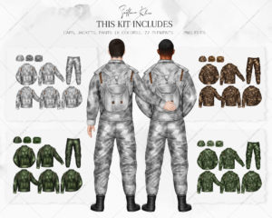 Soldiers Clip Art, Army Men