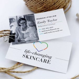 Rodan and Fields Business Cards With Photo