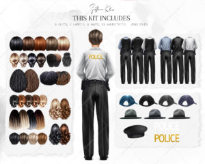 Policewoman Clip Art, Police Officers Clipart, Police PNG