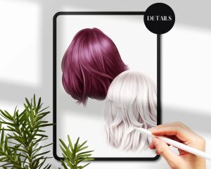 Casual Hair Illustrations