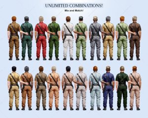 Soldiers Clothes Clipart