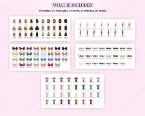 Knitted Dresses Clipart