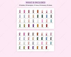 Knitted Dresses Clipart