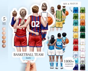 Basketball Team Clipart