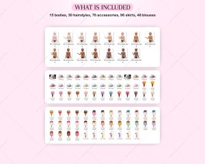 Summer Little Girls Clipart