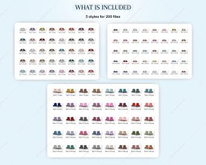 Kids Shoes Clipart