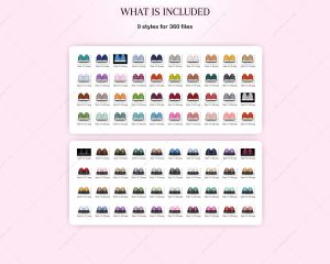 Mix Woman Shoes Clipart