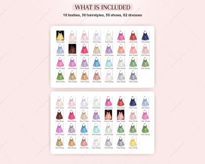 Baby Daytime Dresses Clipart