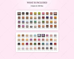 Mix Woman Shoes Clipart