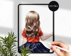 Little Ladies Clipart