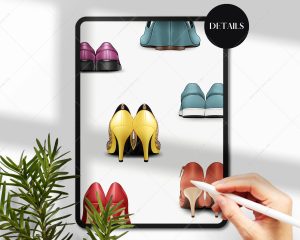 Mix Woman Shoes Clipart