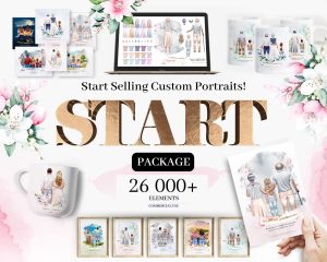 Custom Portraits – Start Package