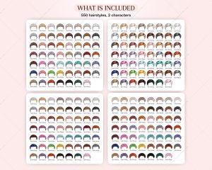 Chibi Baby Hairstyles Clipart