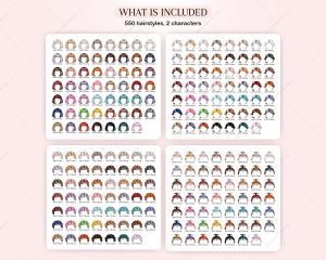 Chibi Baby Hairstyles Clipart