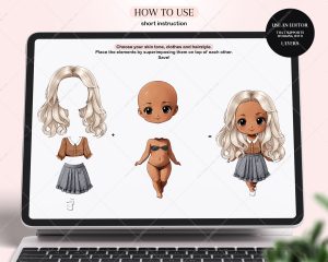 Chibi Blouse and Skirt Clipart