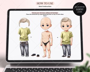 Men Doll Casual Clothes Clipart