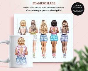 Fashion Summer Woman Clipart