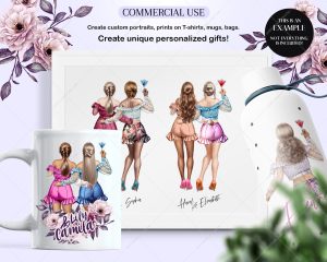 Fashion Girls Clipart