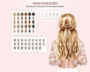 Bride Dresses Clipart