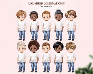 Chibi Men’s Hairstyles