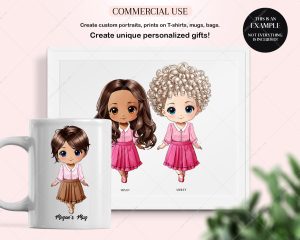 Chibi Blouse and Skirt Clipart