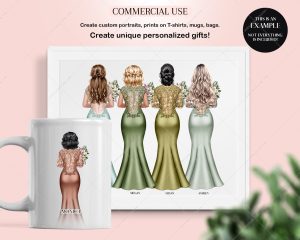 Evening Dresses Clipart