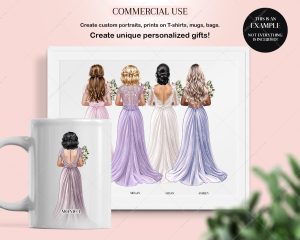 Ball Gowns Clipart