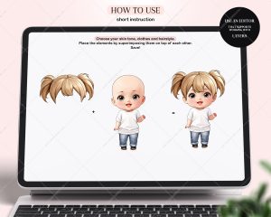 Chibi Hair for Baby Clipart