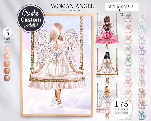 Woman Angel Clipart