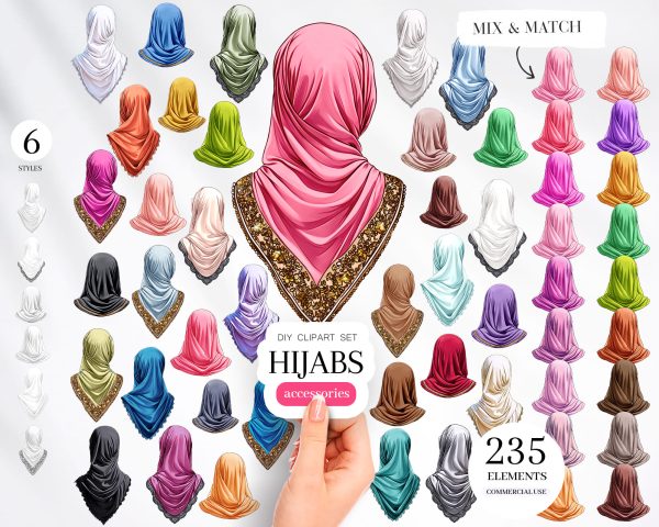 Hijabs Clipart