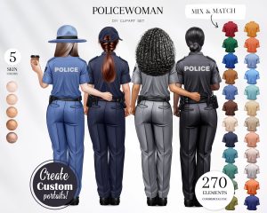 Policewoman Clipart