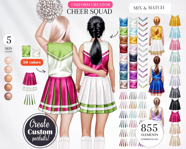 Cheer Squad Clipart – Uniform Creator