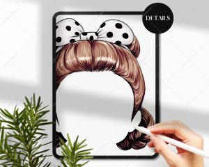 Fancy Chibi Hair Clipart