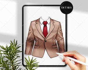 Chibi Groomsman Clipart