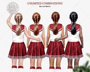 Cheer Sisters Clipart