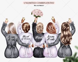 Team Bride Clipart