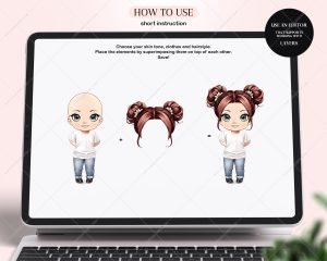 Fancy Chibi Hair Clipart