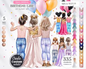 Birthday Girl Clipart