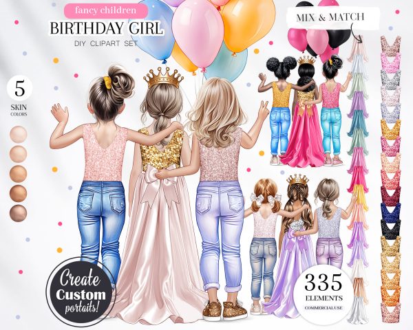 Birthday Girl Clipart