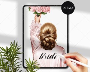 Curvy Team Bride Clipart