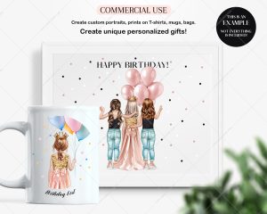 Birthday Girl Clipart