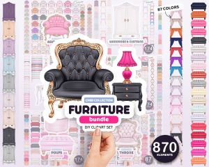 Furniture Clipart Bundle