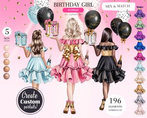 Birthday Woman Clipart