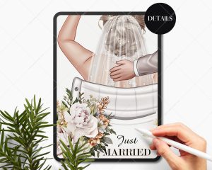 Wheelchair Bride Clipart