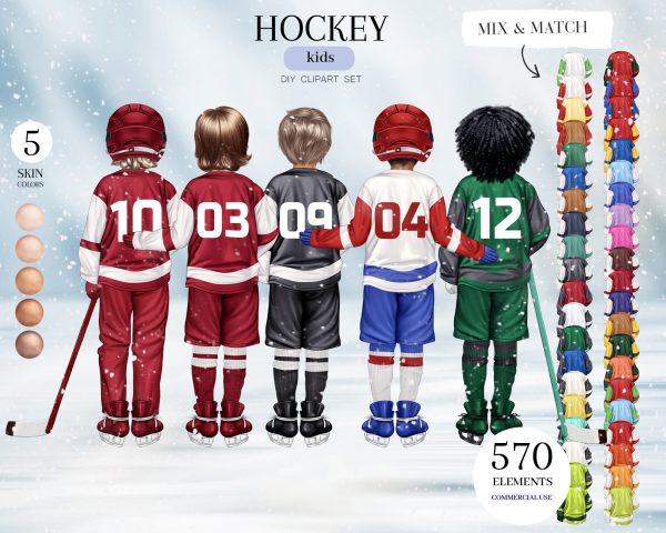 Hockey Kids Clipart