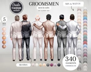 Groomsmen Clipart