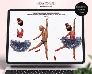 Ballerinas Girls Clipart - Image 2