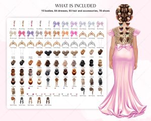 Little Queens Clipart - Image 2