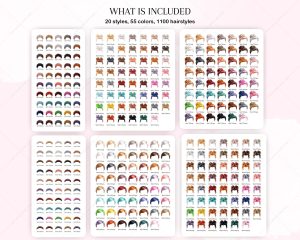 Chibi Baby Hair Clipart - Image 2