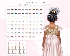 Little Queens Clipart - Image 3